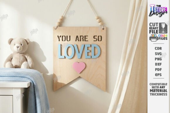 Download Nursery Wall Banner Laser Cut | Sign SVG - Premium Resources