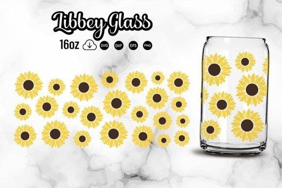 Download Sunflower Libbey Glass Svg Cut Files - Cut files Collection
