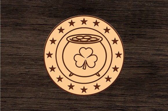 Download Lucky Coin Laser Cut Files for Glowforge - Cut files Collection
