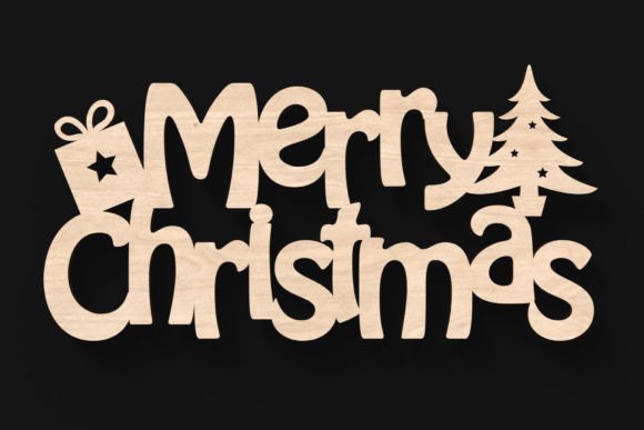 Download Merry Christmas Laser Cut Sign - Premium Resources